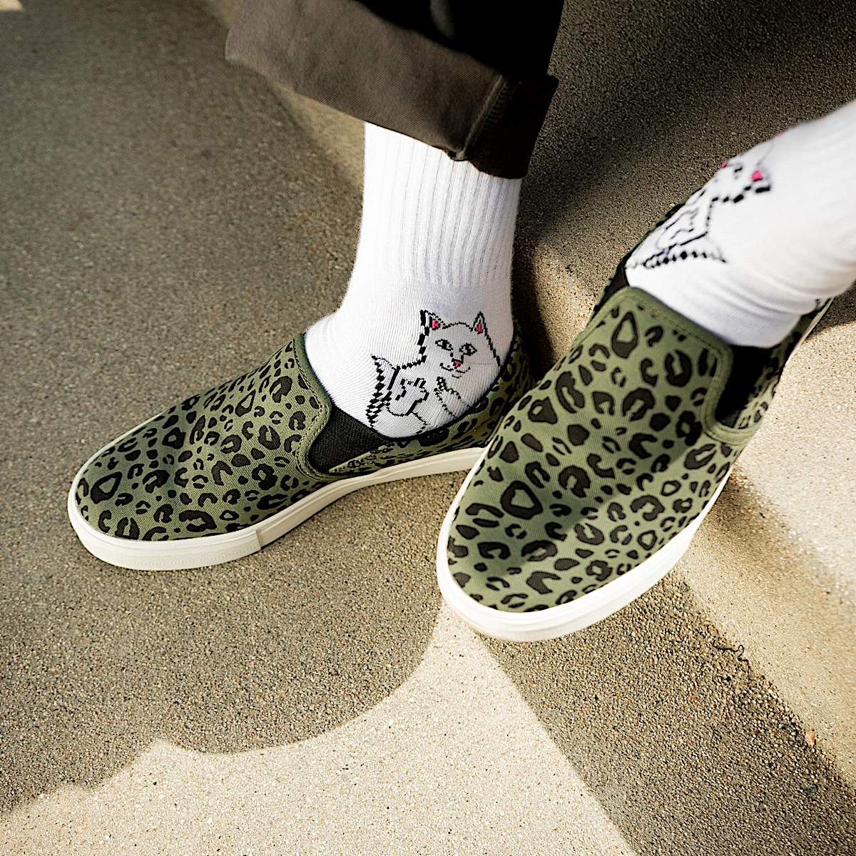 Spotted Slip On Shoes - Image 4