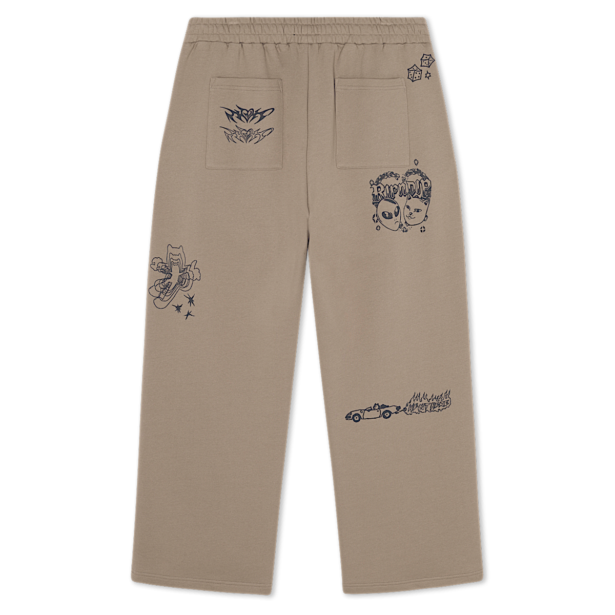 Westside Straight Leg Sweatpants (Dark Sand) - Image 4