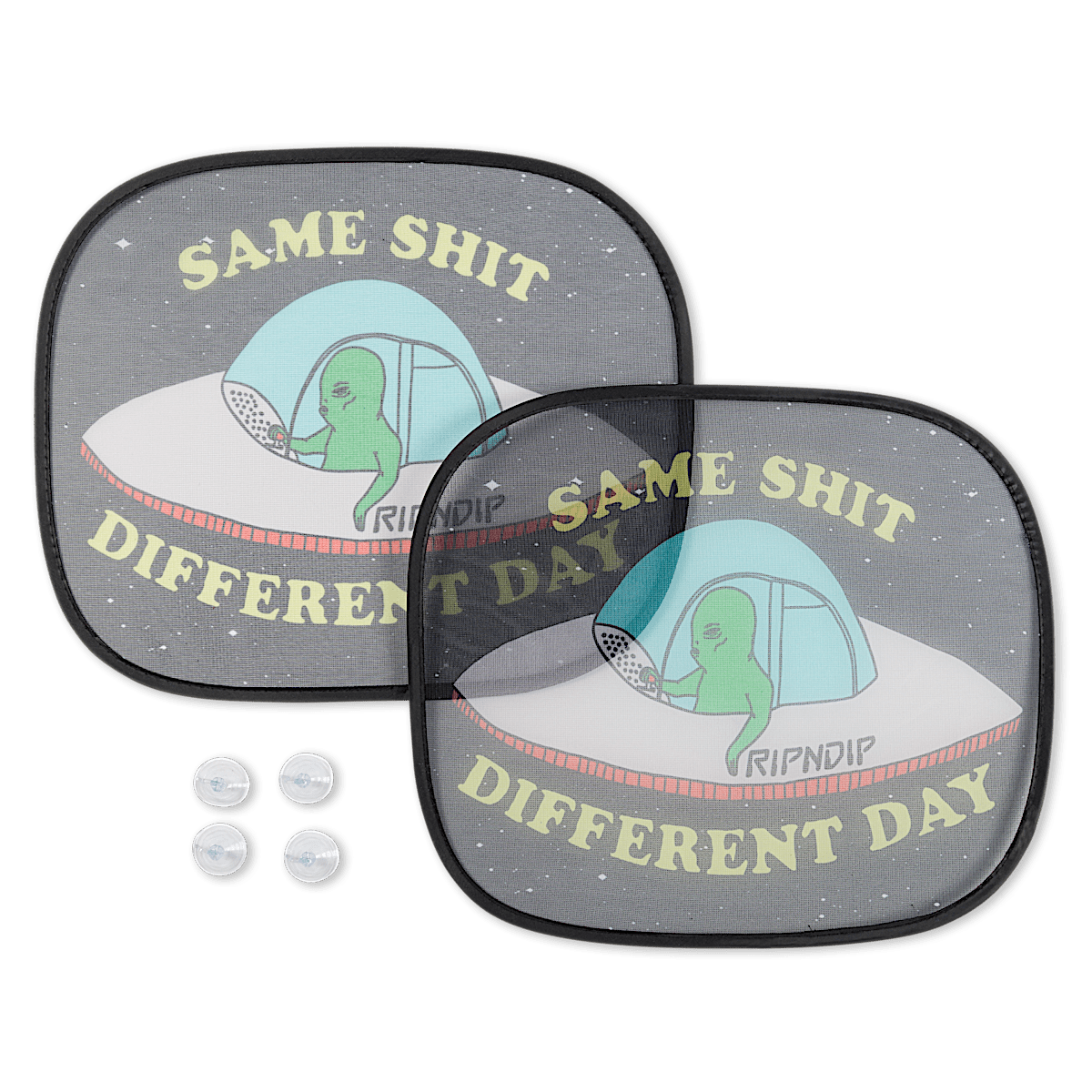 Same Shit Different Day Window Shade (Black) - Image 4