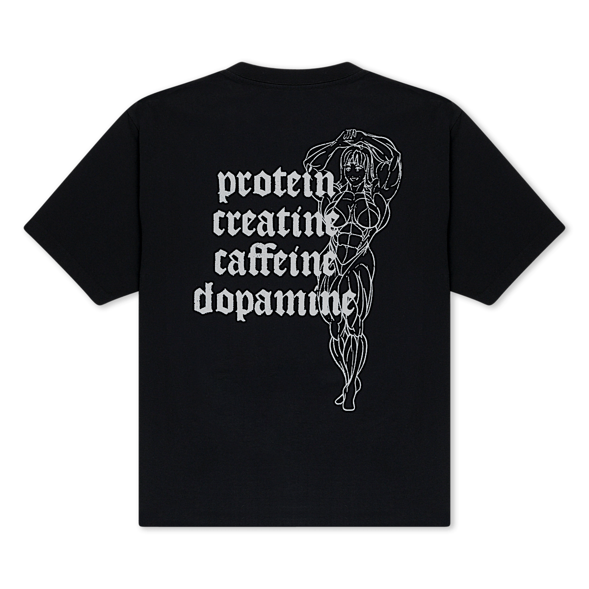 Protein Cropped Tee (Black) - Image 5