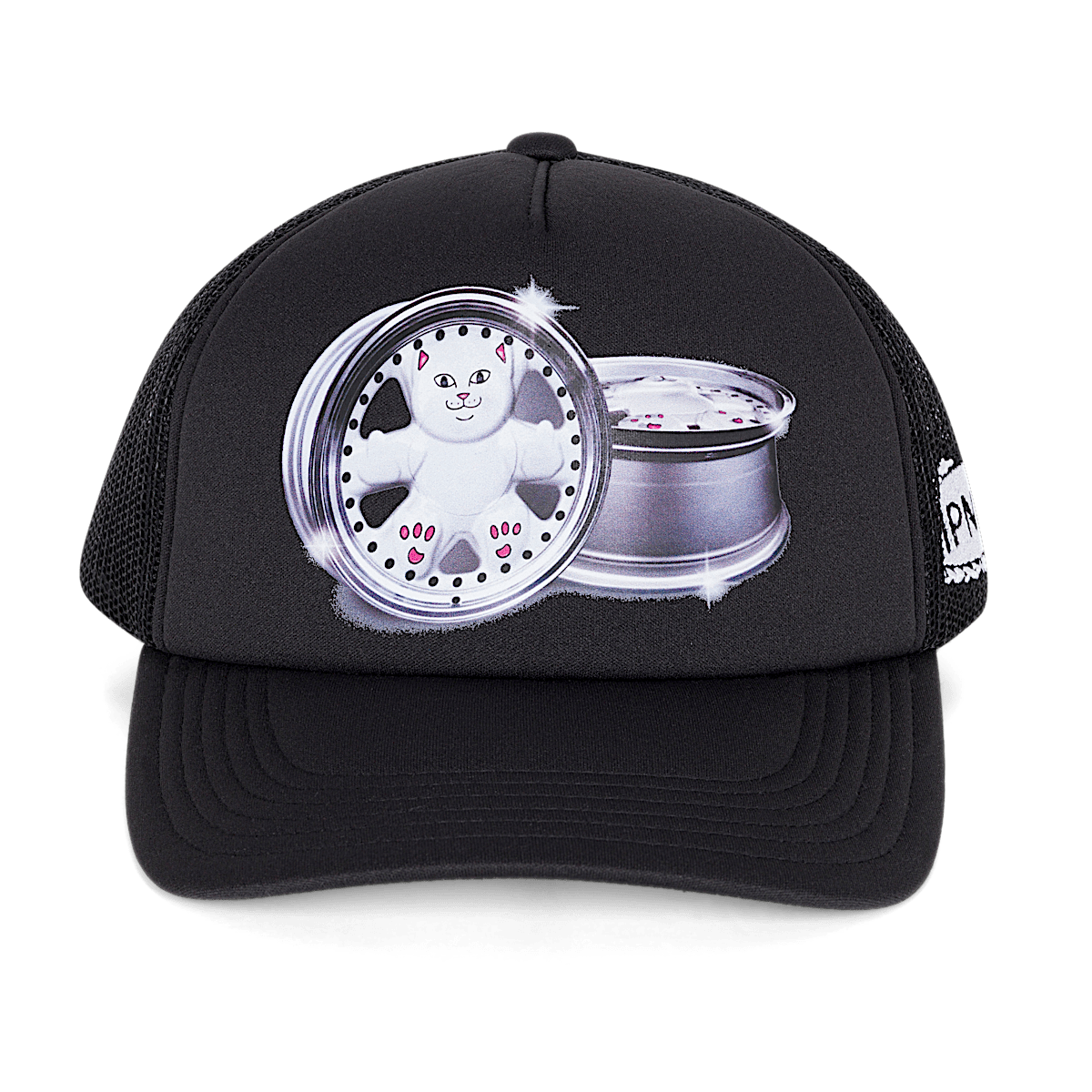 Nerm Wheels Trucker Hat (Black) - Image 5
