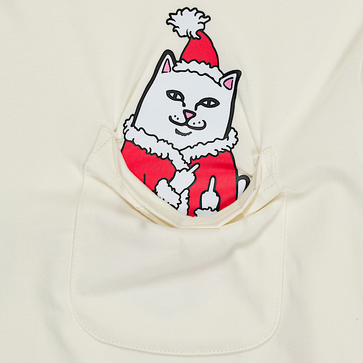 Lord Santa Pocket Tee (Bone) - Image 5