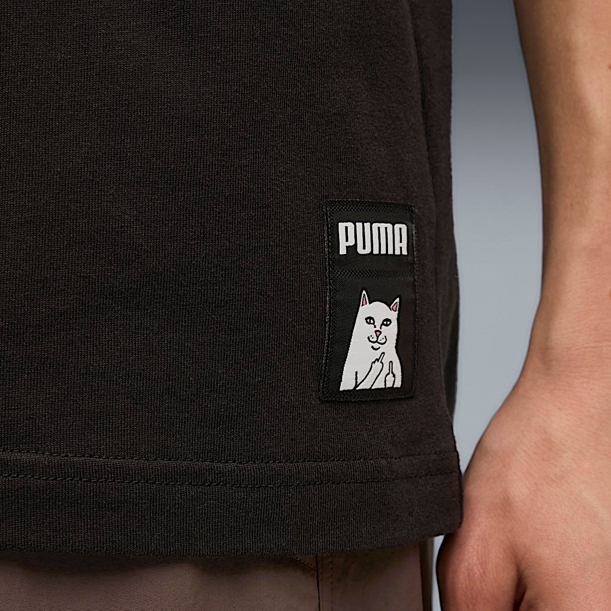 PUMA x RIPNDIP Lord Nermal Pocket Tee (Black) - Image 6