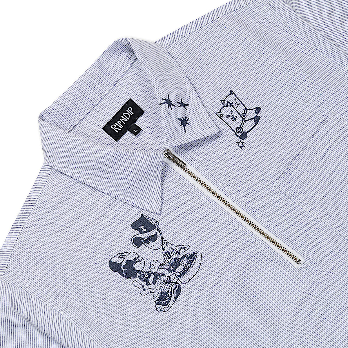 Westside Quarter Zip Shirt (Navy ) - Image 6