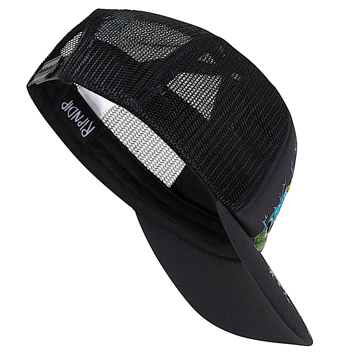 Skull and Bones Trucker Hat (Black) - Image 6