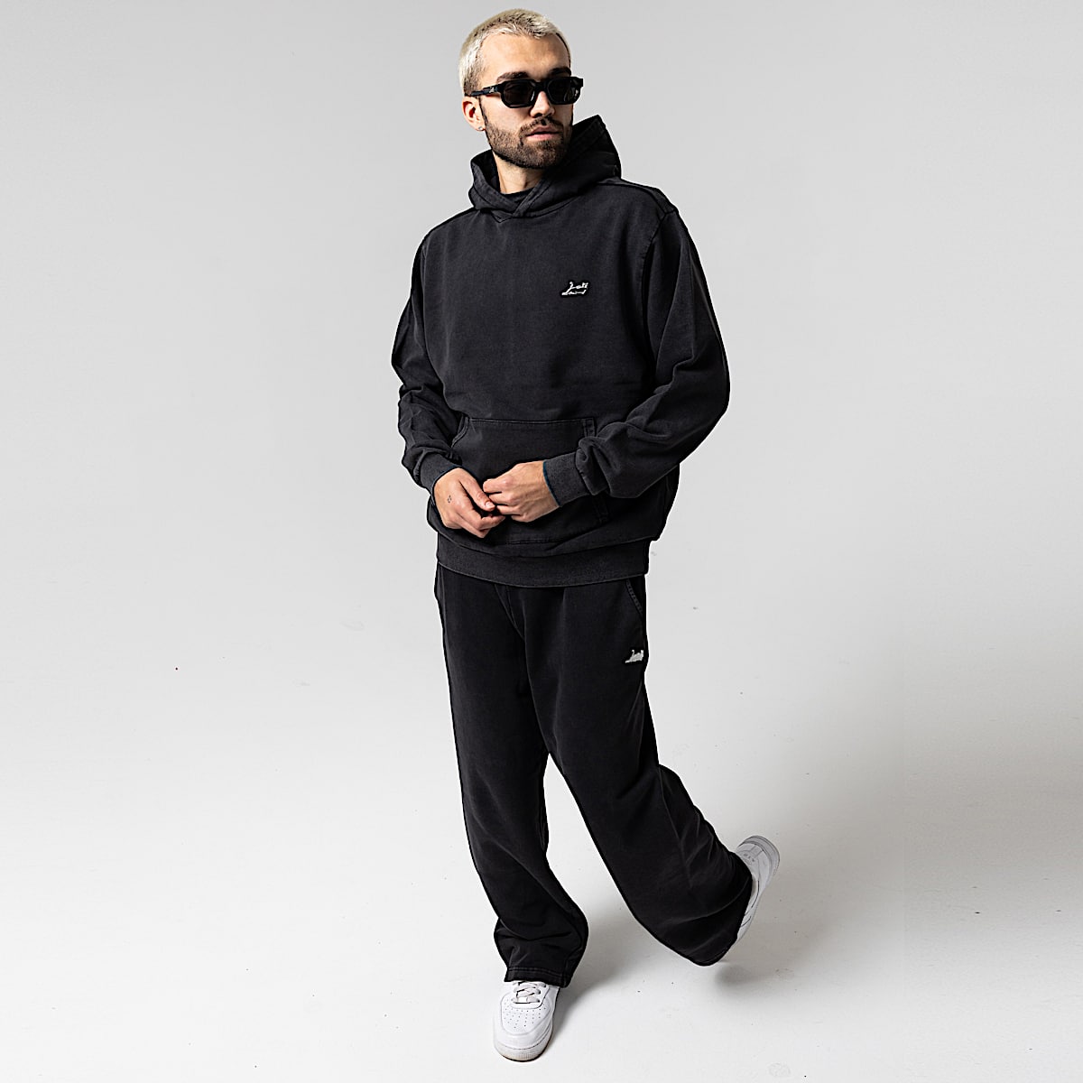 Castanza Hoodie (Black Vintage Wash) - Image 7