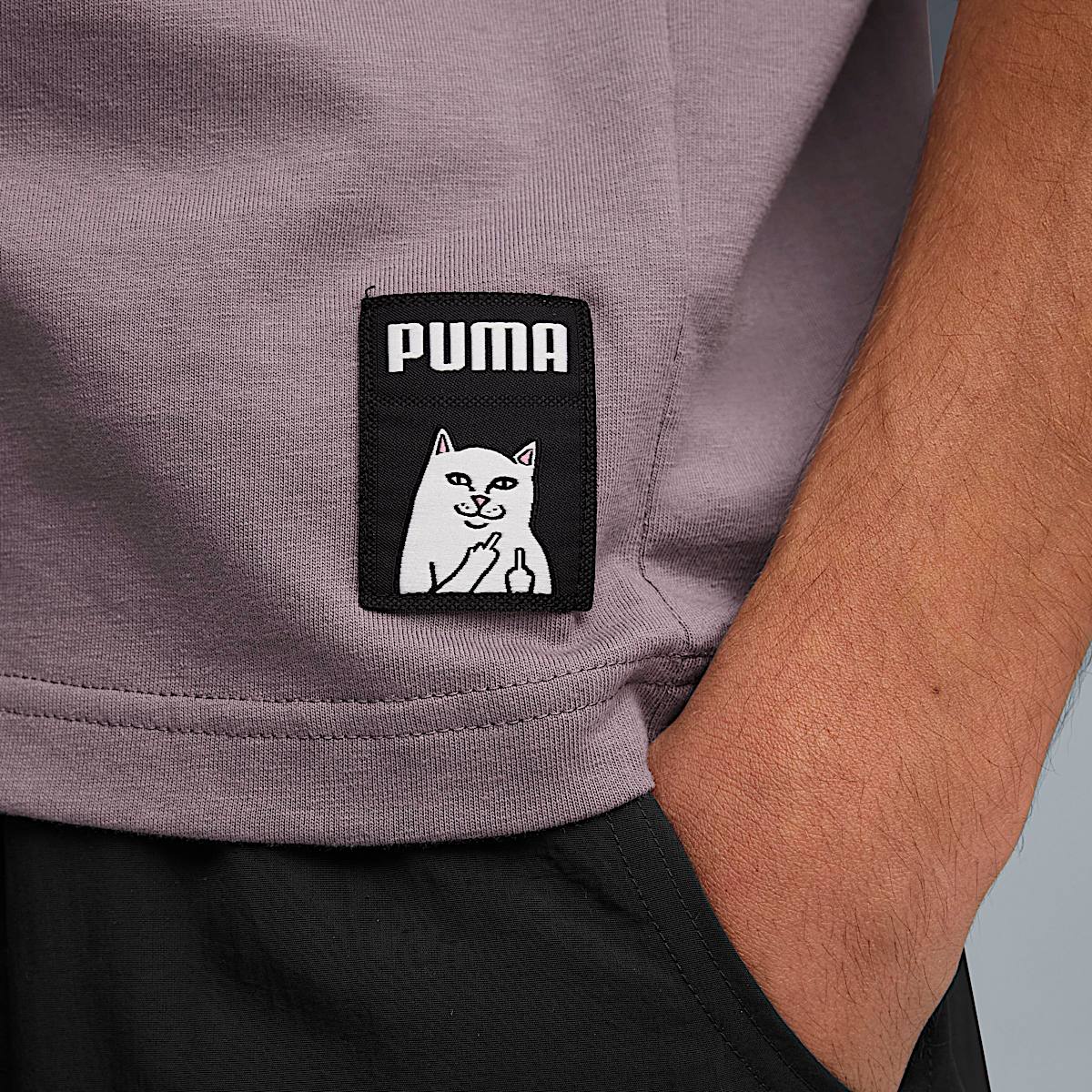 PUMA X RIPNDIP Boxy Graphic Tee (Plum Jam) - Image 7