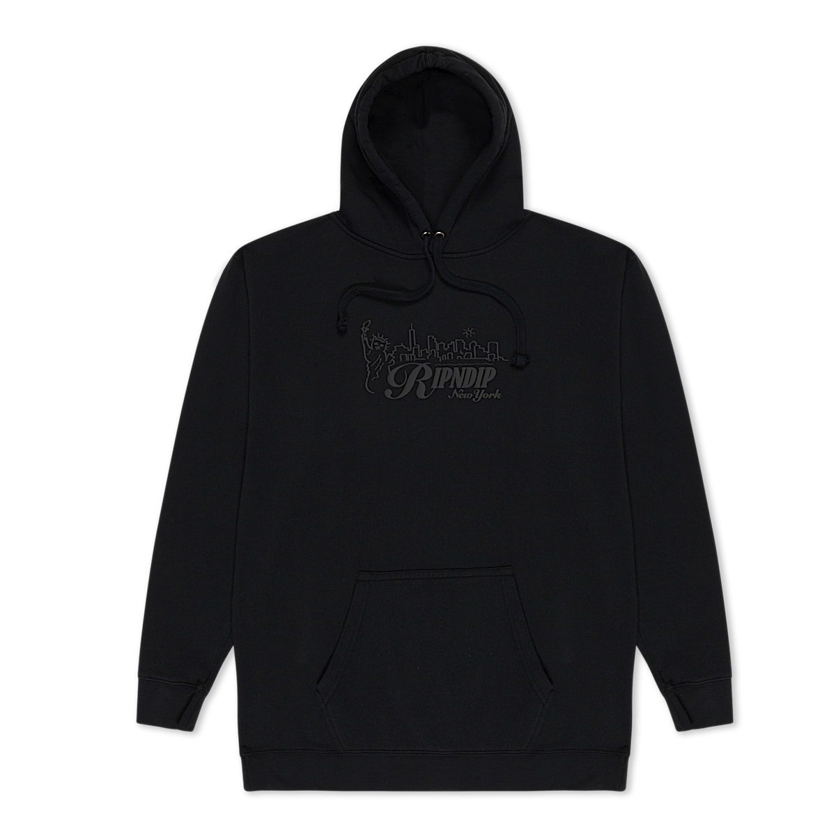 NYC Skyline Hoodie (Vintage Black)