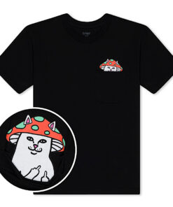 Lord Shroomy Pocket Tee (Black)