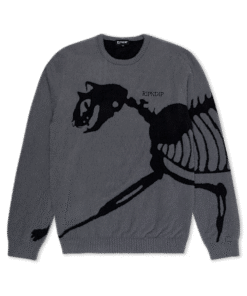 Fossil Mohair Knit Sweater (Charcoal)