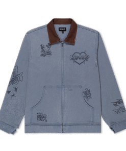 Westside Zip Up Work Jacket (Slate)