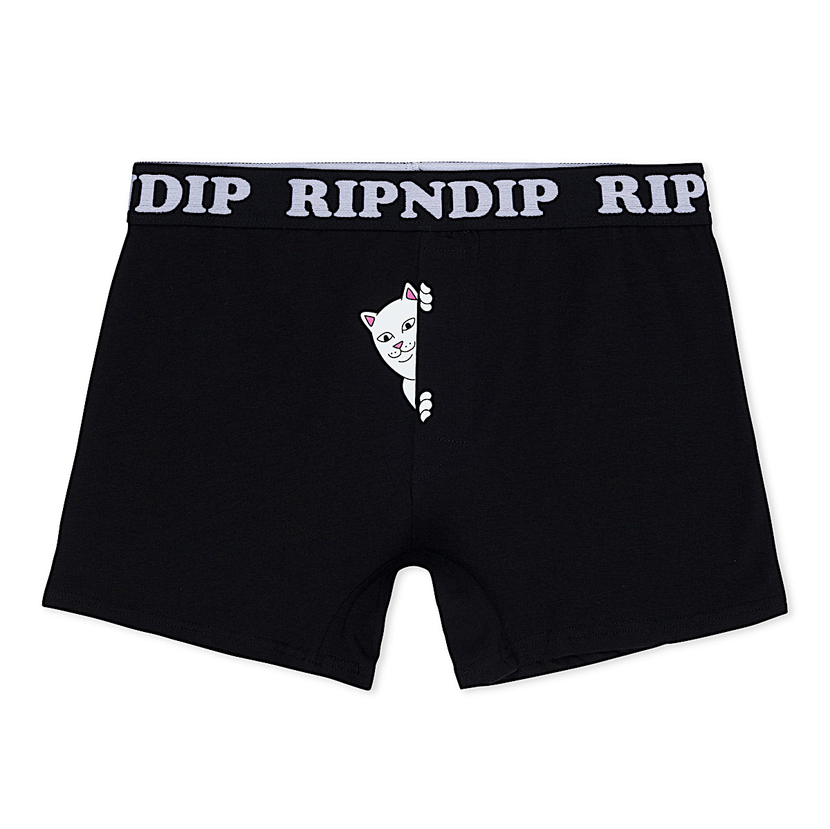 Peek A Nermal Boxers (Black)