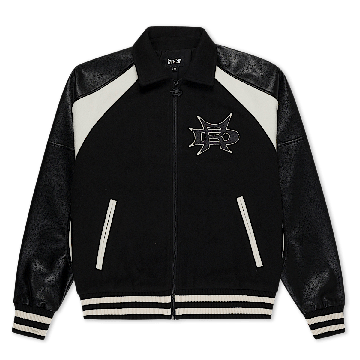 Luther Leather Jacket (Black / Sand)