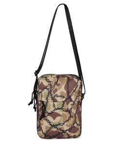 Wired Cross Body Bag (Tan Camo)