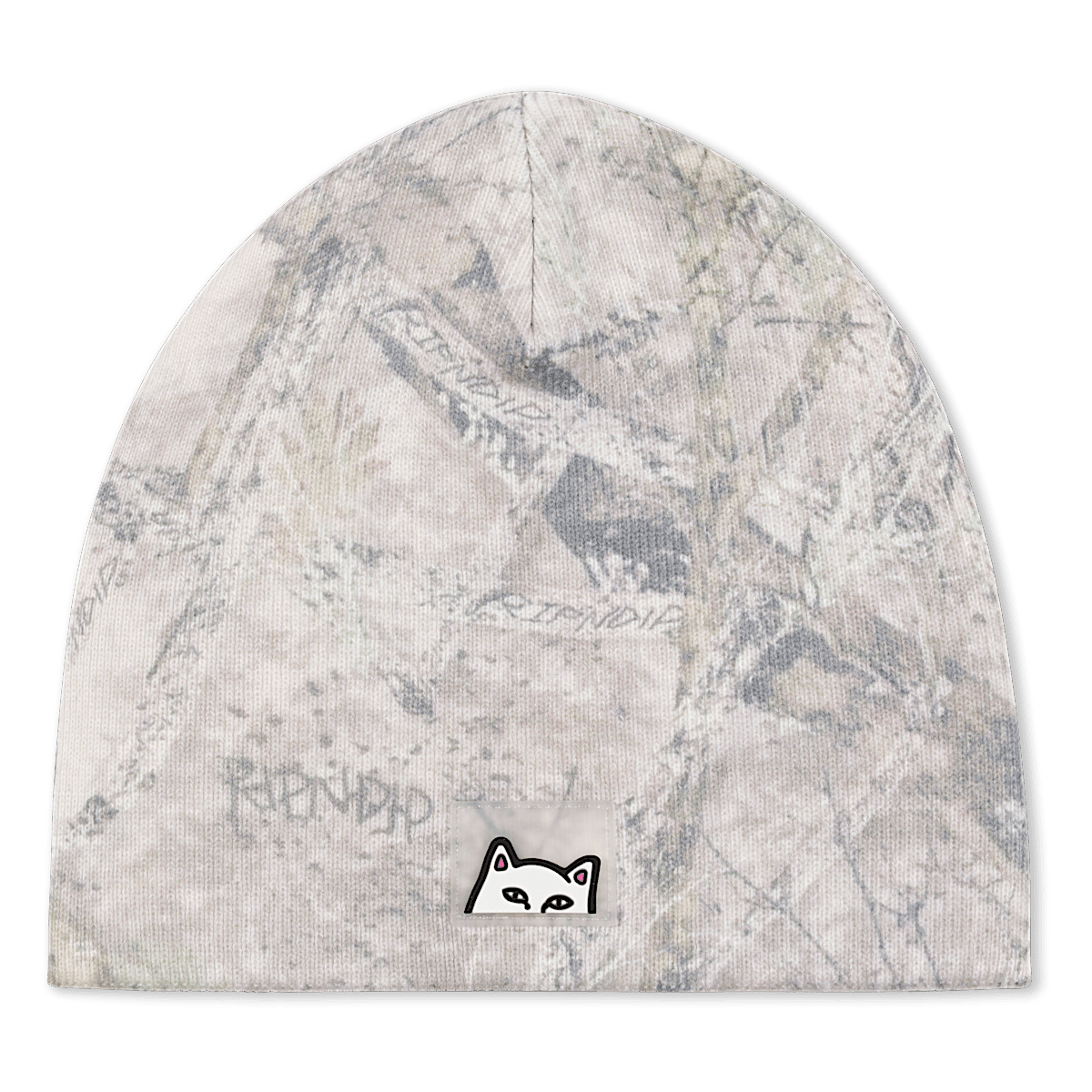 Peeking Nermal Skull Beanie (Nerm Tree Camo)
