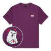Nermal Loves Pocket Tee (Plum)
