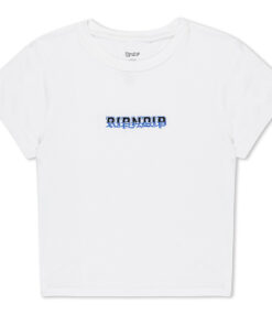 Rich Spirit Cropped Baby Tee (White)