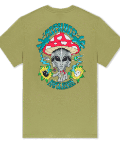 Don't Panic Tee (Light Forest)