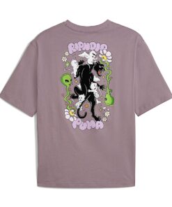 PUMA X RIPNDIP Boxy Graphic Tee (Plum Jam)