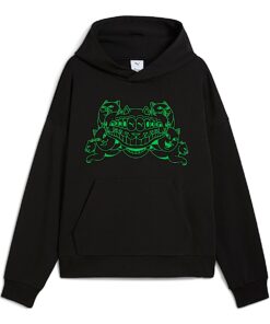 PUMA X RIPNDIP Boxy Graphic Hoodie (Puma Black)