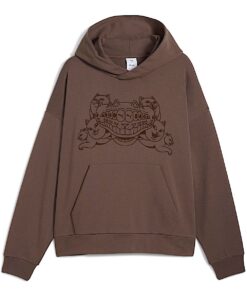 PUMA X RIPNDIP Boxy Graphic Hoodie (Flat Bronze)
