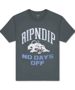 White Panther Tee (Charcoal)